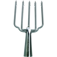 B'n'M Stainless Steel Spear, 5-Tine Skin Pack