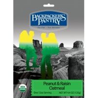Backpackers Pantry Organic Peanut &amp; Raisin Oatmeal - Single Serving