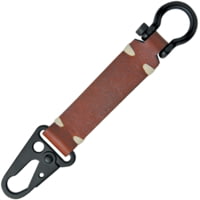 Baladeo Colonel Keychain Carabiner with Brown Leather