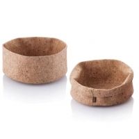 Bambu Adjust-A-Bowl' 8in Cork Fabric Bowl