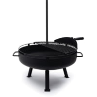 Barebones Cowboy Fire Pit Grill