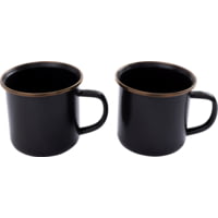 Barebones Enamel Charcoal Cup Set