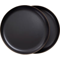Barebones Enamel Charcoal Plate Set