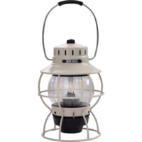 Barebones Railroad Lantern Vintage White