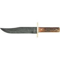 Bear &amp; Son Knives Damascus 12" Fixed Blade Bowie Knife