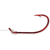 BearPaw Red Sea Guard Snelled Hook / 18in Mono Leader