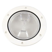 Beckson Marine 4&quot; Clear Center Screw-Out Deck Plate