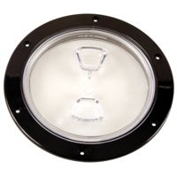 Beckson Marine 6&quot; Clear Center Screw-Out Deck Plate