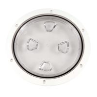 Beckson Marine 8&quot; Clear Center Screw-Out Deck Plate