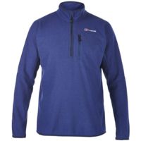 Berghaus Stainton Fleece Half Zip Jacket - Men's-Dark Blue/Blue-Large