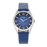 Bertha Ida Mother-of-Pearl Leather-Band Watch