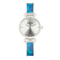 Bertha Katherine Enamel-Designed Bracelet Watch