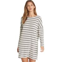 Billabong Simply Put Long Sleeve T-Shirt Dress - Womens
