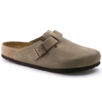 Birkenstock Boston Soft Footbed Narrow Taupe Suede 8AAEB50F
