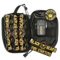 Black Beard Fire SKB Ultimate Fire Kit Black Includes Ferro Rod/Plasma