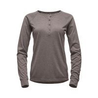 Black Diamond Attitude Long Sleeve Henley Shirt - Women's