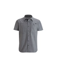 Black Diamond Chambray Modernist Short Sleeve Shirt - Mens
