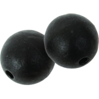Black Marine Outrigger Ball Stops