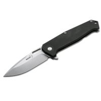 Boker Hitman Titan/G10 Folding Knife, Flipper, Framelock w/ Reversible Pocket Clip