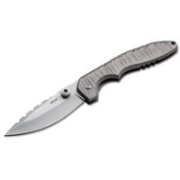 Boker Plus Sulaco Titanium Folding Knife, Framelock w/ Clip