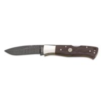 Boker USA Damas 3.25in Folding Blade Knife, 3, 000 Year Old Oak Handle