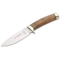 Boker USA Game Hunter Carbon Fixed Blade Outdoor Knife w/ Sheath - 7.38" OAL
