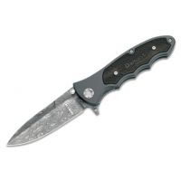 Boker USA Leo Damascus III 8 7/8" Folding Knife