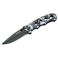 Boker 7 3/4&quot; Winter Camo Folding Knife