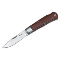 Boker USA Plus Lockback Bubinga Folding Carry Knife - 8 1/4" Open
