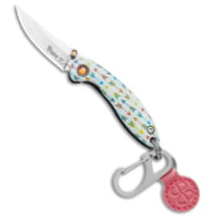 Brighten Blades BRAVE Keychain Frame Lock Knife Arrow Aluminum 1.7 Satin B4946A13