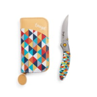 Brighten Blades Laugh Folding Knife w/ Case