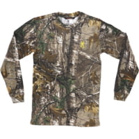 Browning Bg Men's Long Sleeve T-shirt Hc Basics Small Realtree Xtra