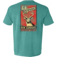 Browning Bg Men's T-shirt Banner Playng Card X-large Seafoam Green<