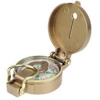 Brunton Lensatic Brass Painted Metal Luminescent Compasses 9076