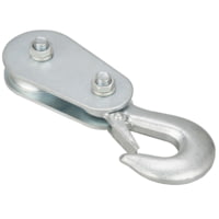 Bulldog Winch Pulley Block 1.6k WLL w/ Hook