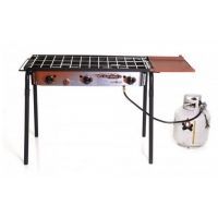 Camp Chef Big Gas Grill Three-Burner Stove With Bb90L 16inX24in Grill Box