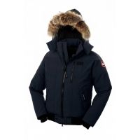 Canada Goose Borden Bomber - Men's-Navy-Small
