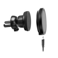 Car and Driver 2-in-1 Magnetic Wireless Charging Vent Mount &amp; Pad w/ safe connector
