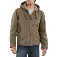 Carhartt Sherpa Lined Sandstone Sierra Jacket - Mens
