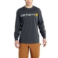Carhartt Signature Logo MW Jersey Long Sleeve T-shirt Gphc - Men's