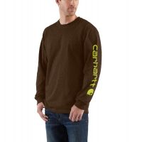 Carhartt Signature Sleeve Logo Long-Sleeve T-Shirt - Men's