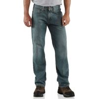 Carhartt Straight Leg Relaxed Fit Jean - Men's-Light Weathered Blue-36 Waist-Regular Inseam