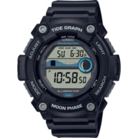 Casio Outdoor Digital Fishing Watch w/Tide and Moon Graph - 10 Year Battery Life - Mens