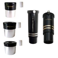 Cassini 6mm, 12.5mm, 20mm, 1.5X Erector, 3X Barlow Lens 1.25 inch format eyepiece set