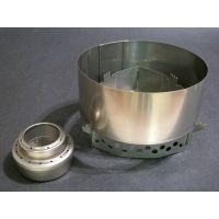 Clikstand Sierra Titanium Combo with T-2 and T-2C Windscreen and Evernew Titanium Burner