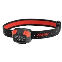 Coast FL44 Dual Color Headlamp, White, Red CP 250 Lumens