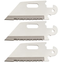 Cold Steel Click N Cut Replacement Blade, 3 Pack of Serrated Utility Edge Blades