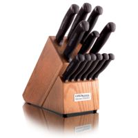 Cold Steel Kitchen Classic Wood Block Only, Holds 12 Knives