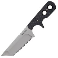 Cold Steel Mini Tac Tanto 6.75in Serrated Fixed Blade Knife