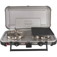 Coleman Outdoor Gladiator Series FyreChampion 3-in-1 Propane Stove-Steel